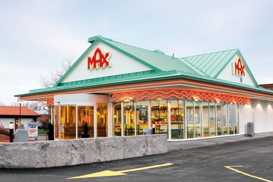 Max Hamburgerrestauranger Lättelement